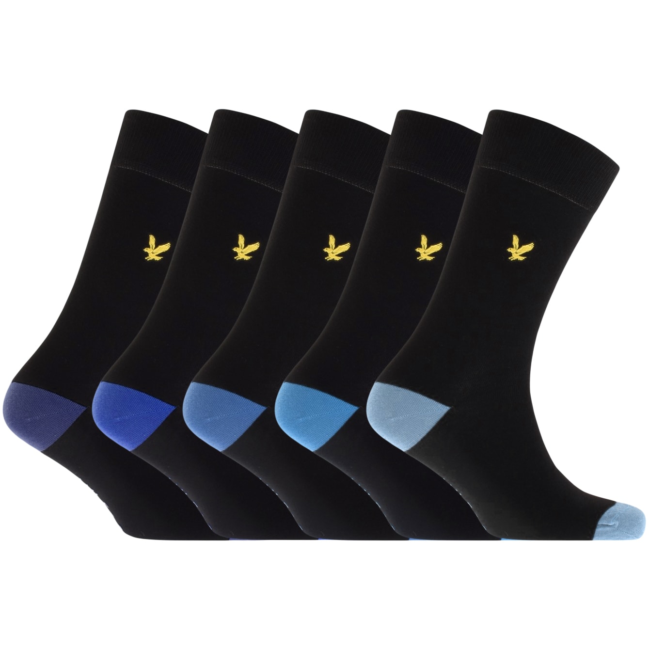 Alternative Image for ProductLyle And Scott Five Pack Socks Black1